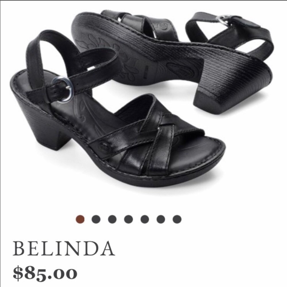 Born | Black Belinda Slingback Heel Sandal